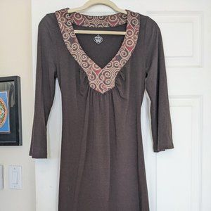 Comfy Prana Dress - Packable, Wearable, Easy Pullover dress that looks fab
